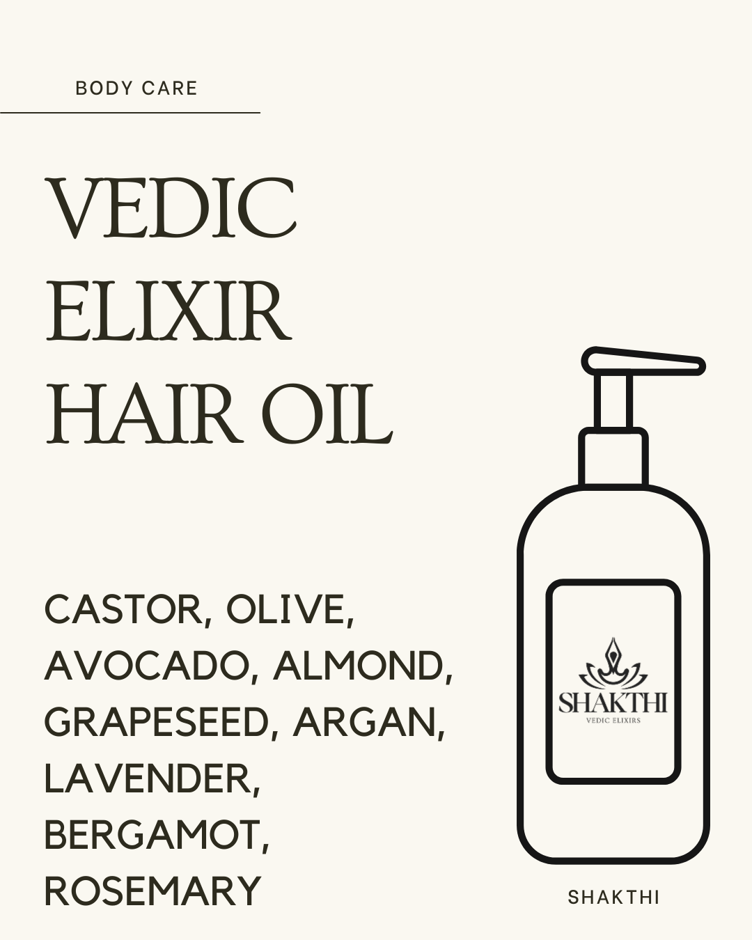 Shakthi Vedic Elixir Hair Oil - 100ML