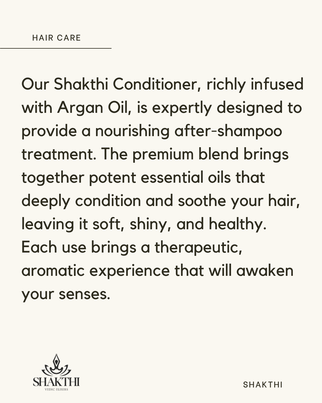 Shakthi Vedic Elixir Conditioner