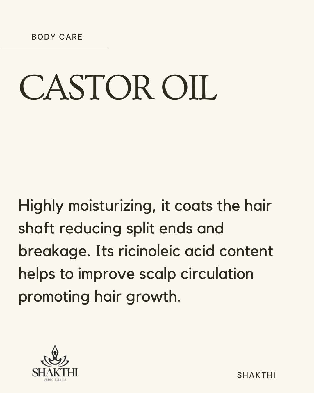 Shakthi Vedic Elixir Hair Oil - 100ML