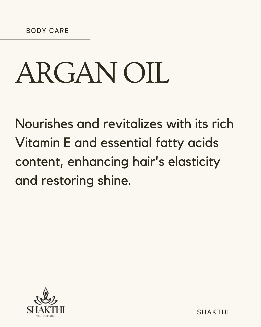 Shakthi Vedic Elixir Hair Oil - 100ML