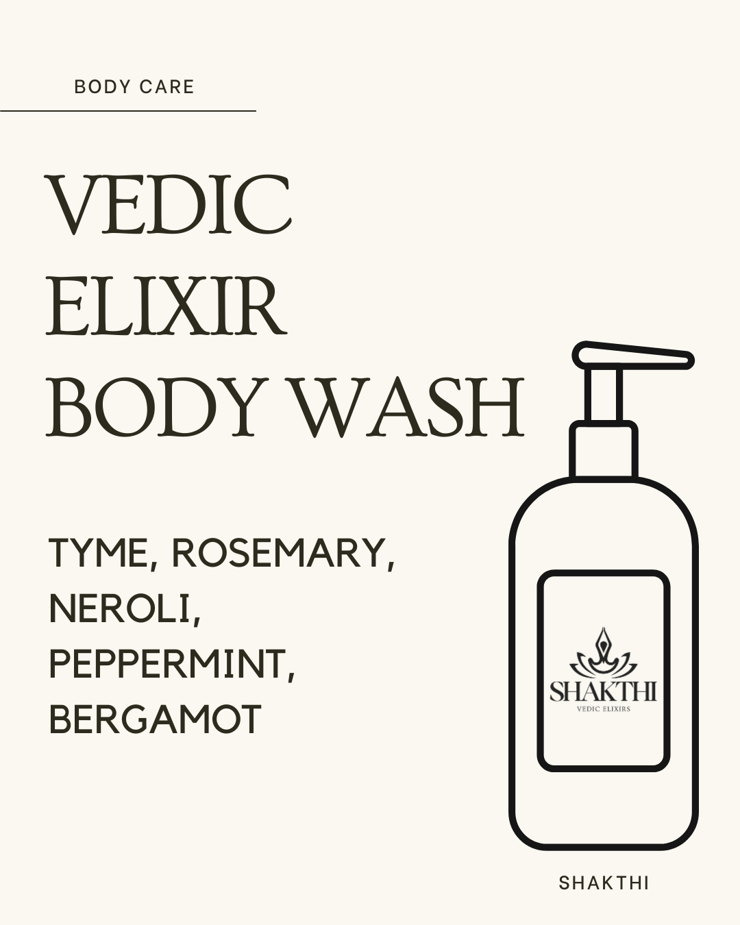 Shakthi Vedic Elixir Body Wash