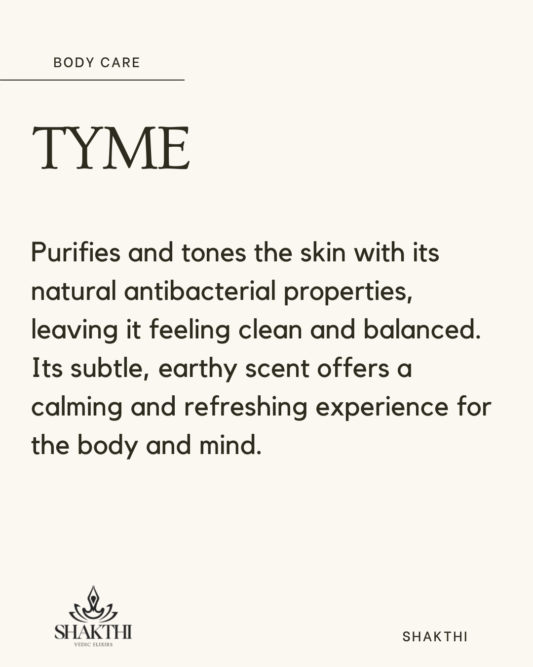 Shakthi Vedic Elixir Body Wash