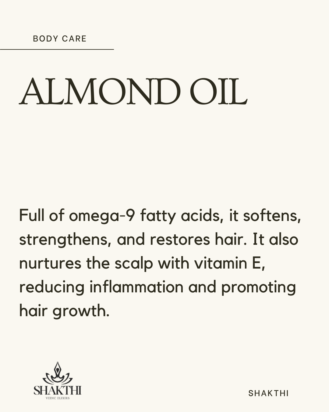 Shakthi Vedic Elixir Hair Oil - 100ML