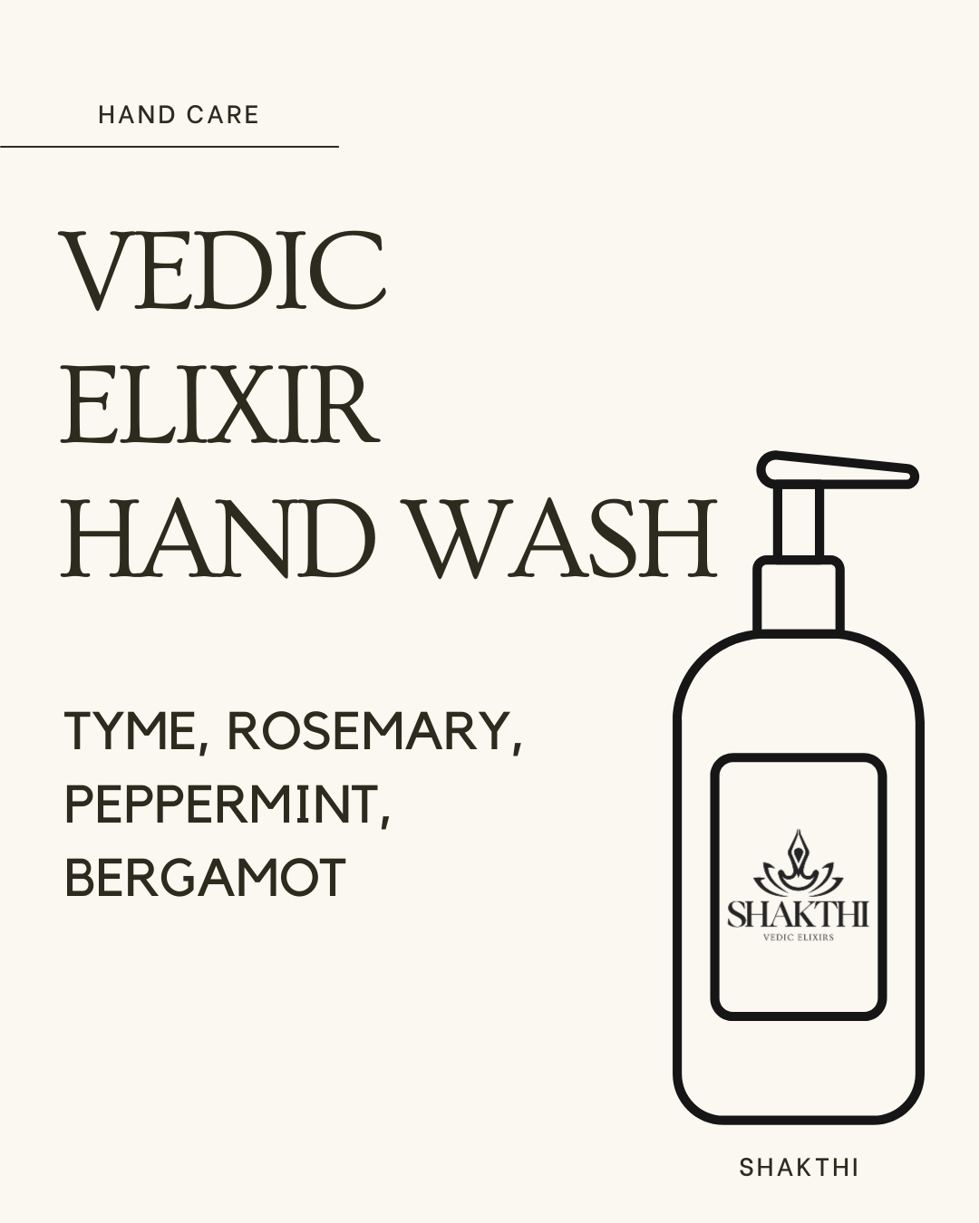 Shakthi Vedic Elixir Hand Wash
